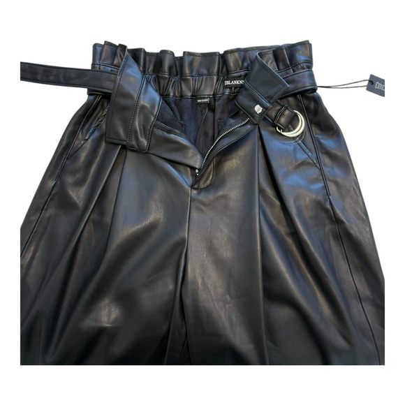 Faux Leather Black Pants | Blank NYC - Size 30 - Picture 5 of 15